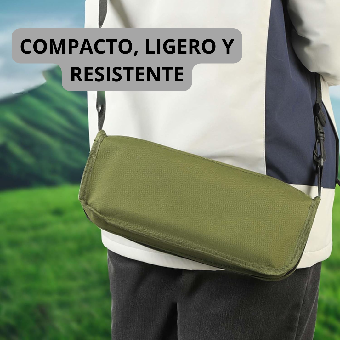 Taburete plegable portátil con bolsa de transporte
