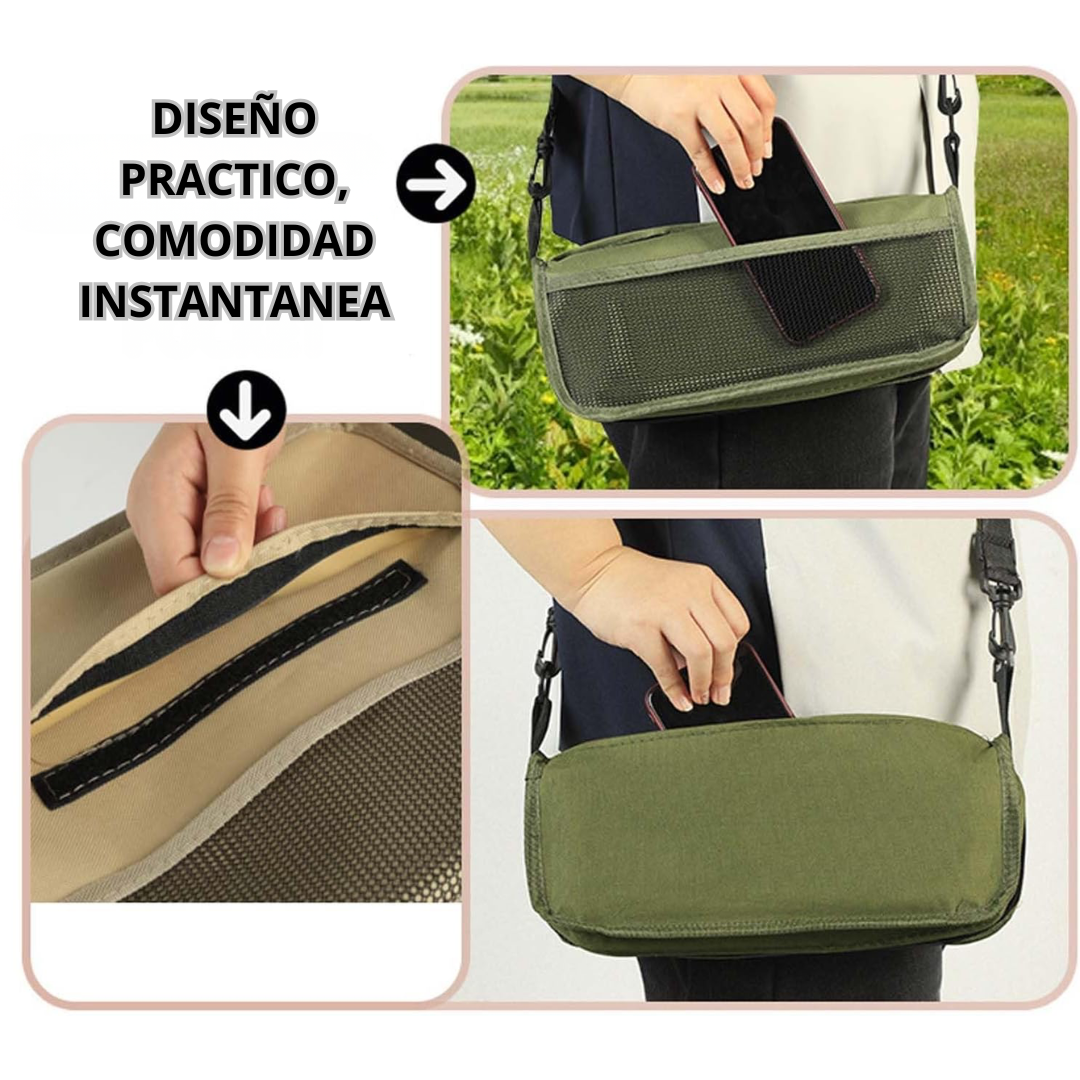 Taburete plegable portátil con bolsa de transporte