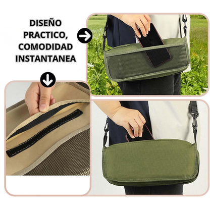 Taburete plegable portátil con bolsa de transporte